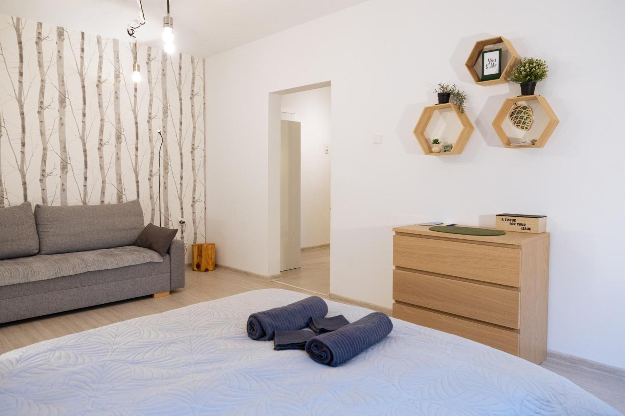 Visaginas Flat White Apartment Bagian luar foto